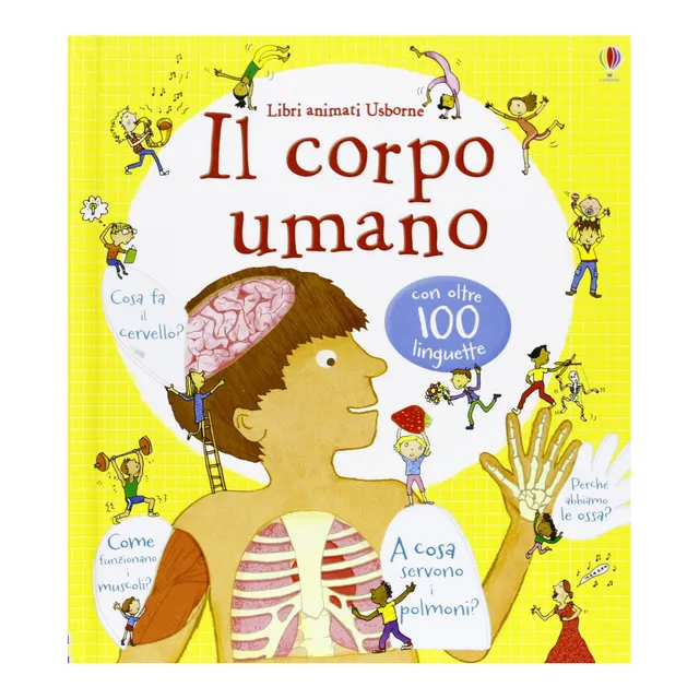 Usborne Il corpo umano libro animato con alette