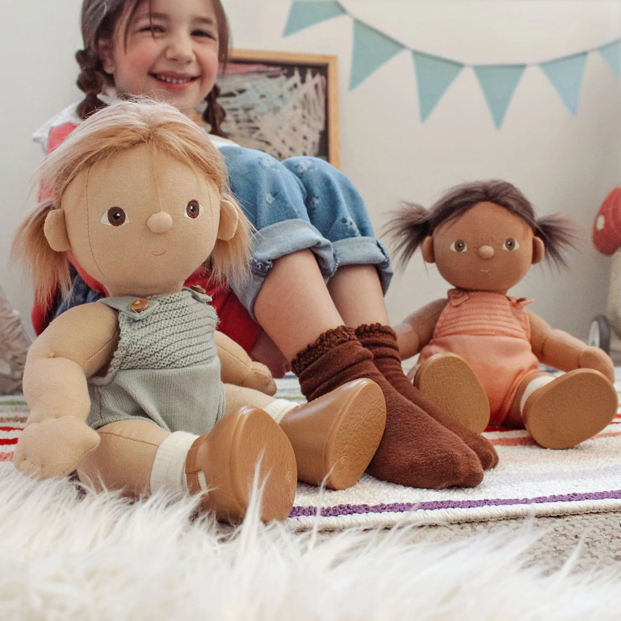 Olli Ella Dinkum Dolls Bambola Gigi Morbida