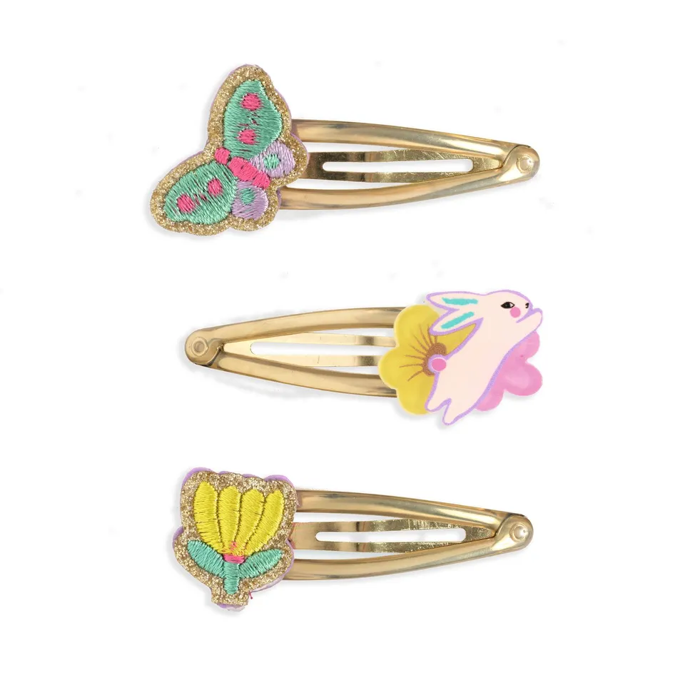 Djeco Garden Pensée set 3 mollette capelli bambina