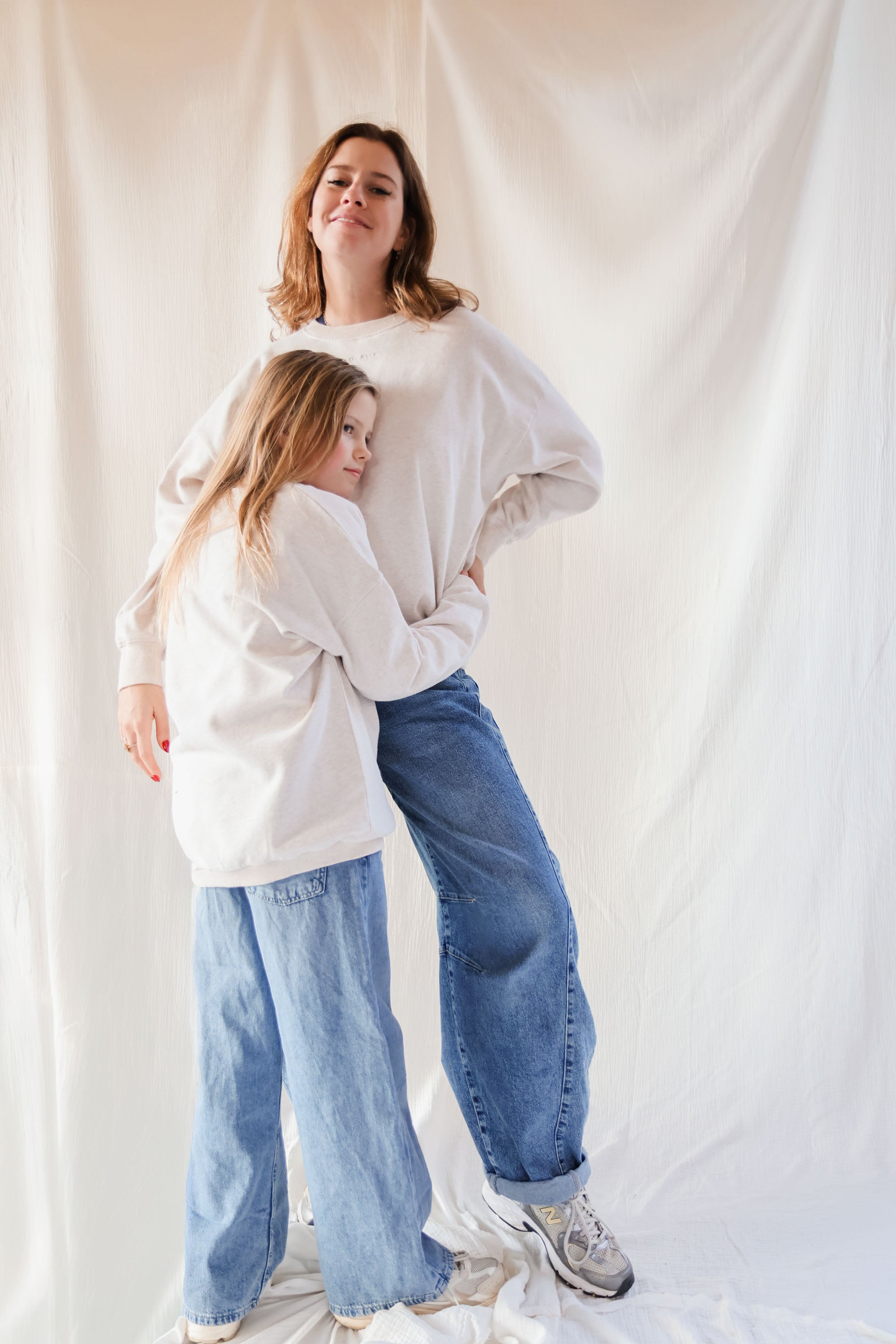 Ella and Rapha To The Moon felpa beige taglia unica in cotone