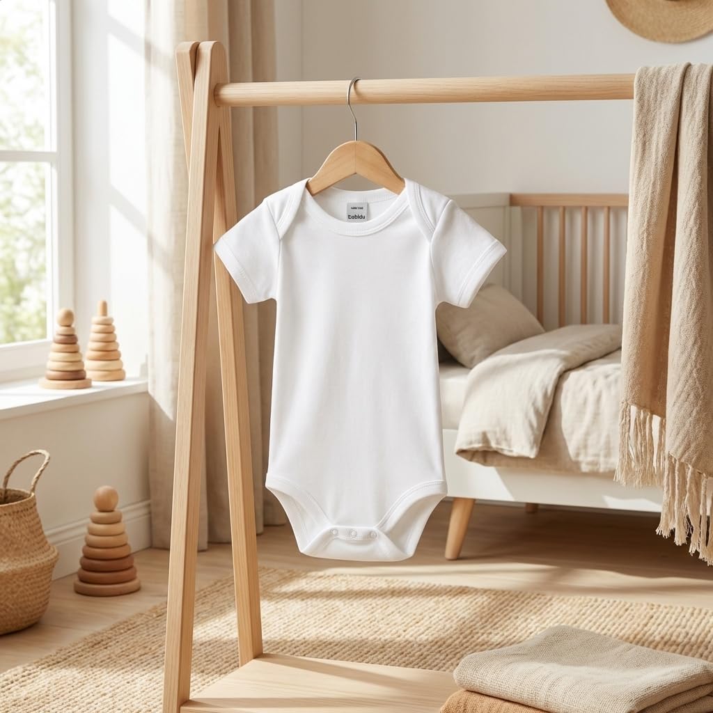 Babidu Body Manica Corta Americano 9-12 mesi cotone
