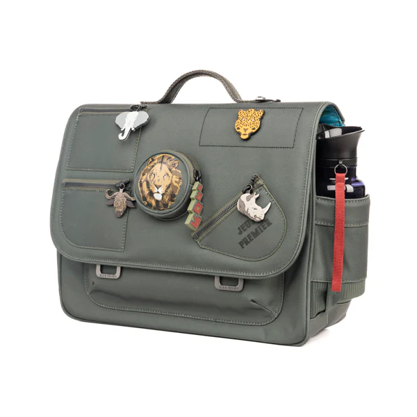 Jeune Premier Big Five Midi zaino scuola khaki ergonomico
