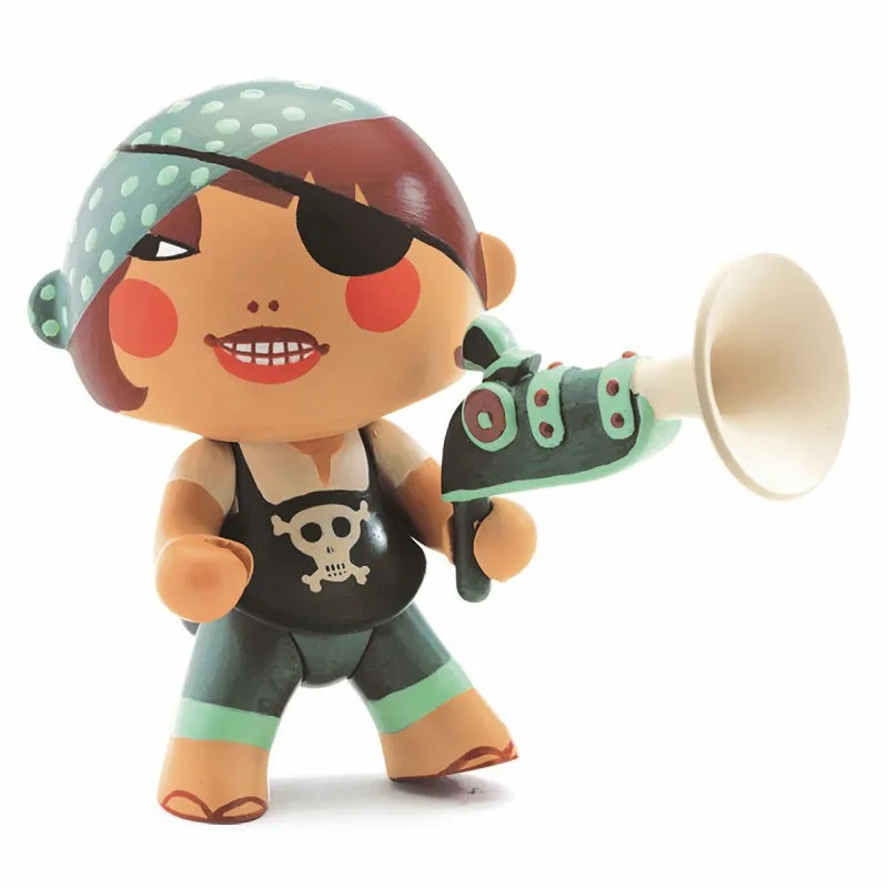 Djeco Arty Toys Caraiba Pirata Figura in Vinile