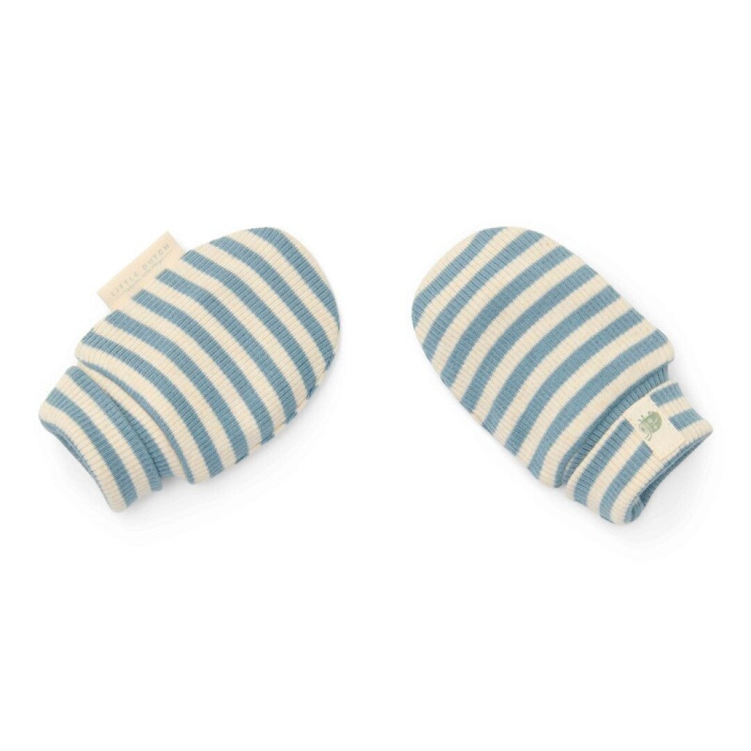 Little Dutch muffole neonato azzurre righe cotone