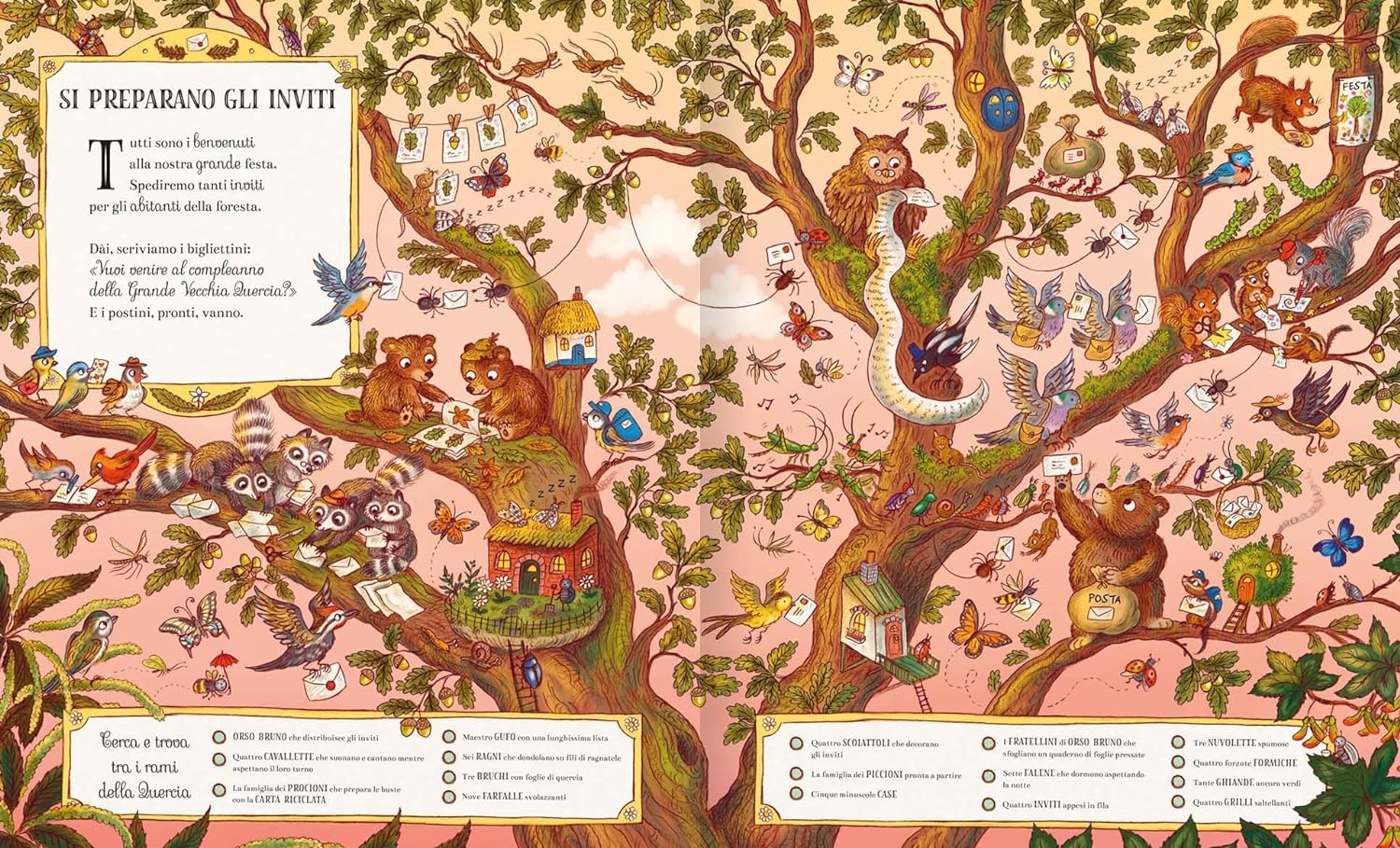 Emme Edizioni Bosco della Grande Quercia libro bambini da 4 anni