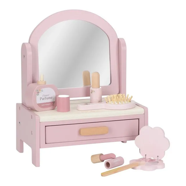 Little Dutch set toeletta in legno rosa