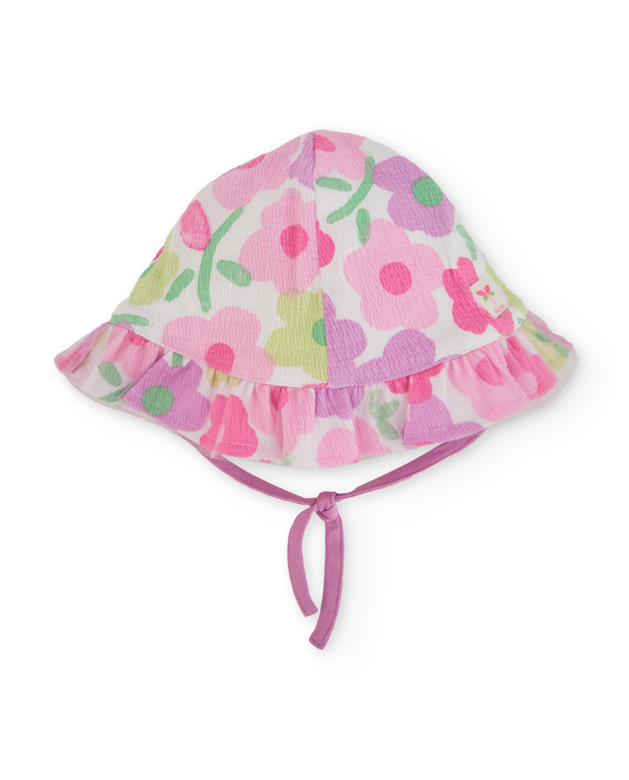 Tuc Tuc cappello neonata fiori rosa taglia 42