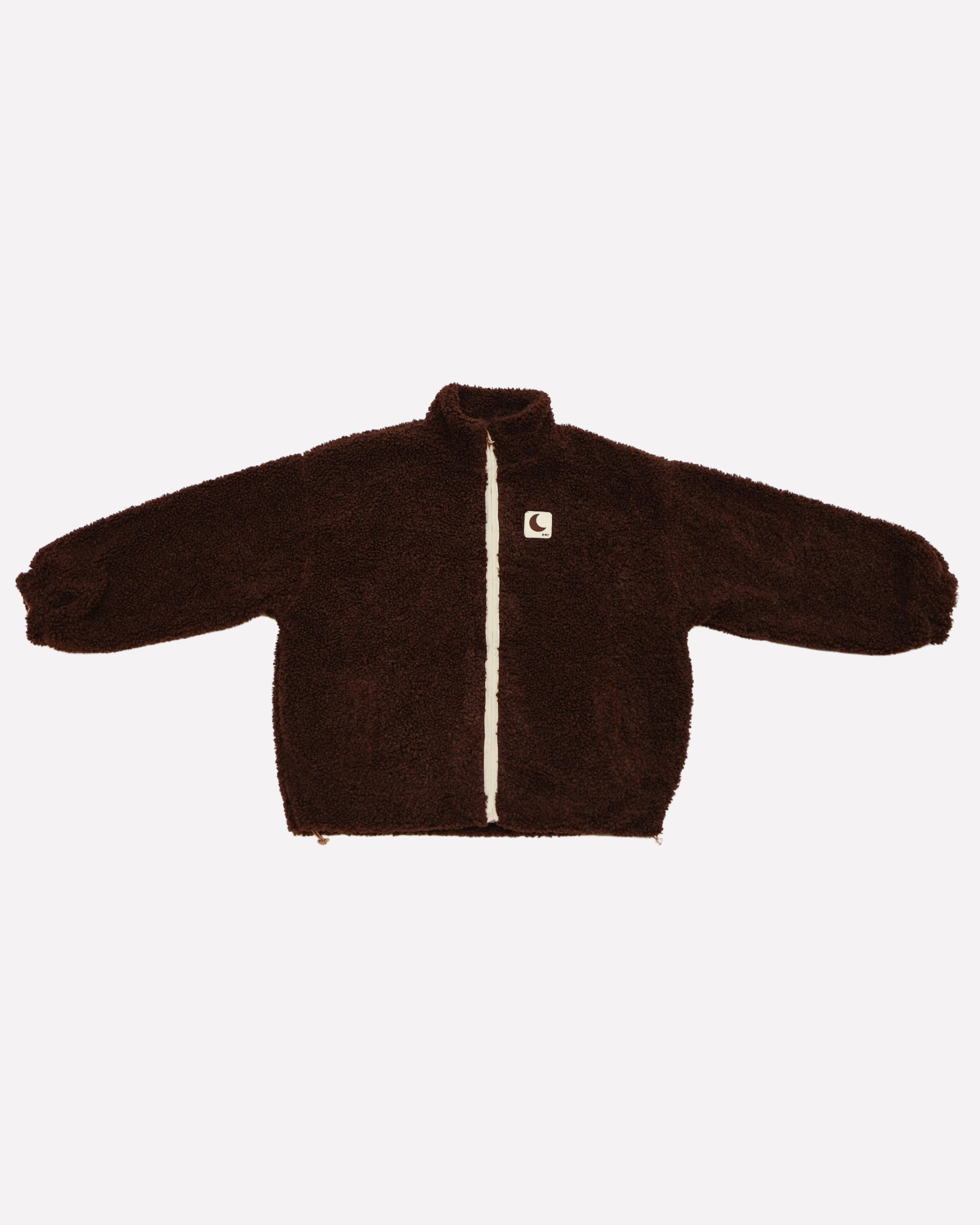 Ella and Rapha Teddy giacca donna marrone taglia unica