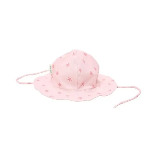 Little Dutch Cappello Sole Bimba Rosa Conchiglie Protezione Nuca