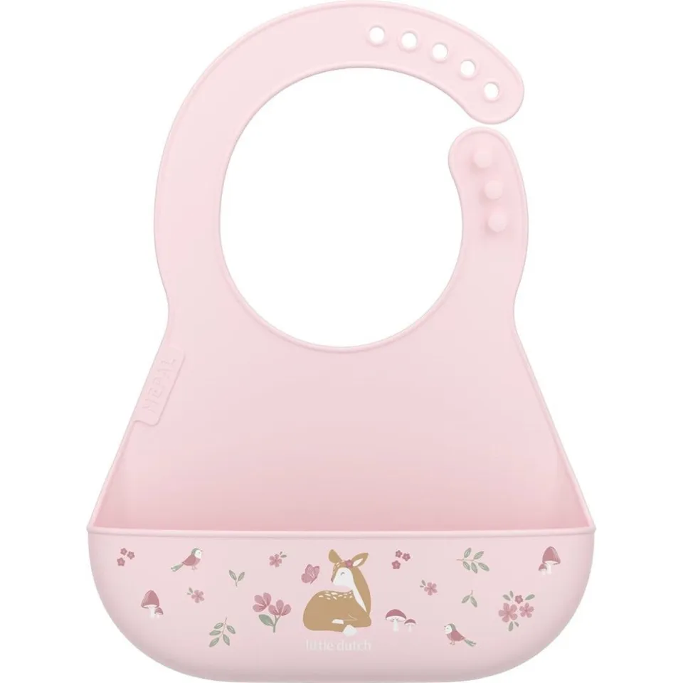 Little Dutch Fairy Garden bavaglino silicone con tasca