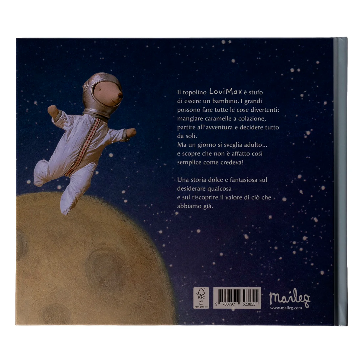 Maileg LouiMax Sogna di essere grande libro 20x23 cm