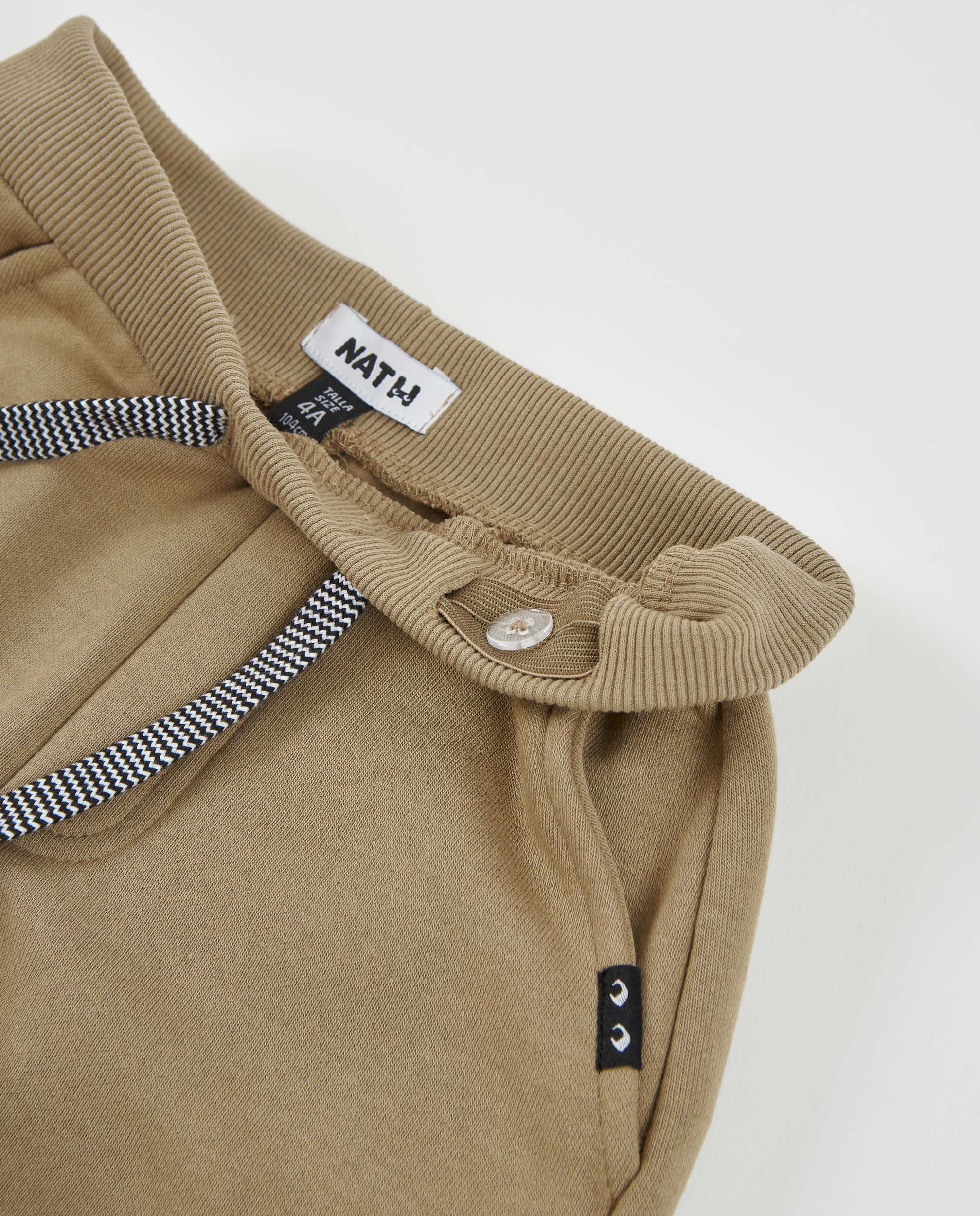 Tuc tuc pantaloni tuta bimbo felpa beige