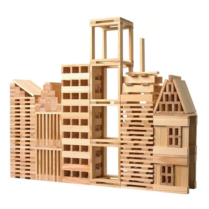 Vilac Batibloc Classic set costruzioni 200 listelli legno