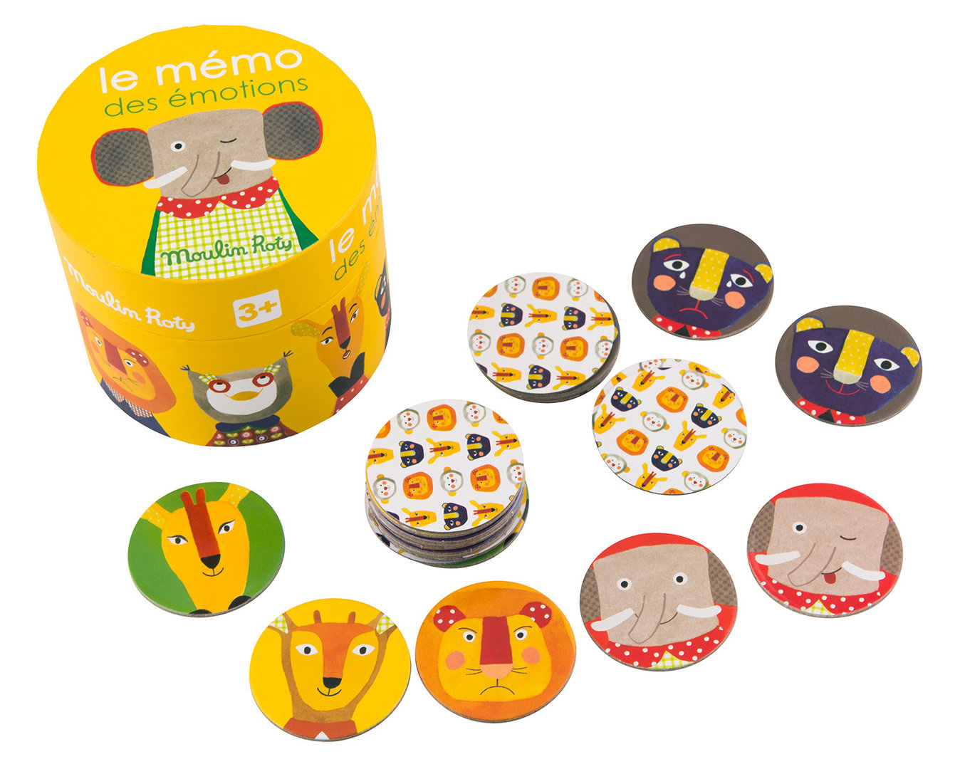Moulin Roty Popipop memory emozioni gioco carte