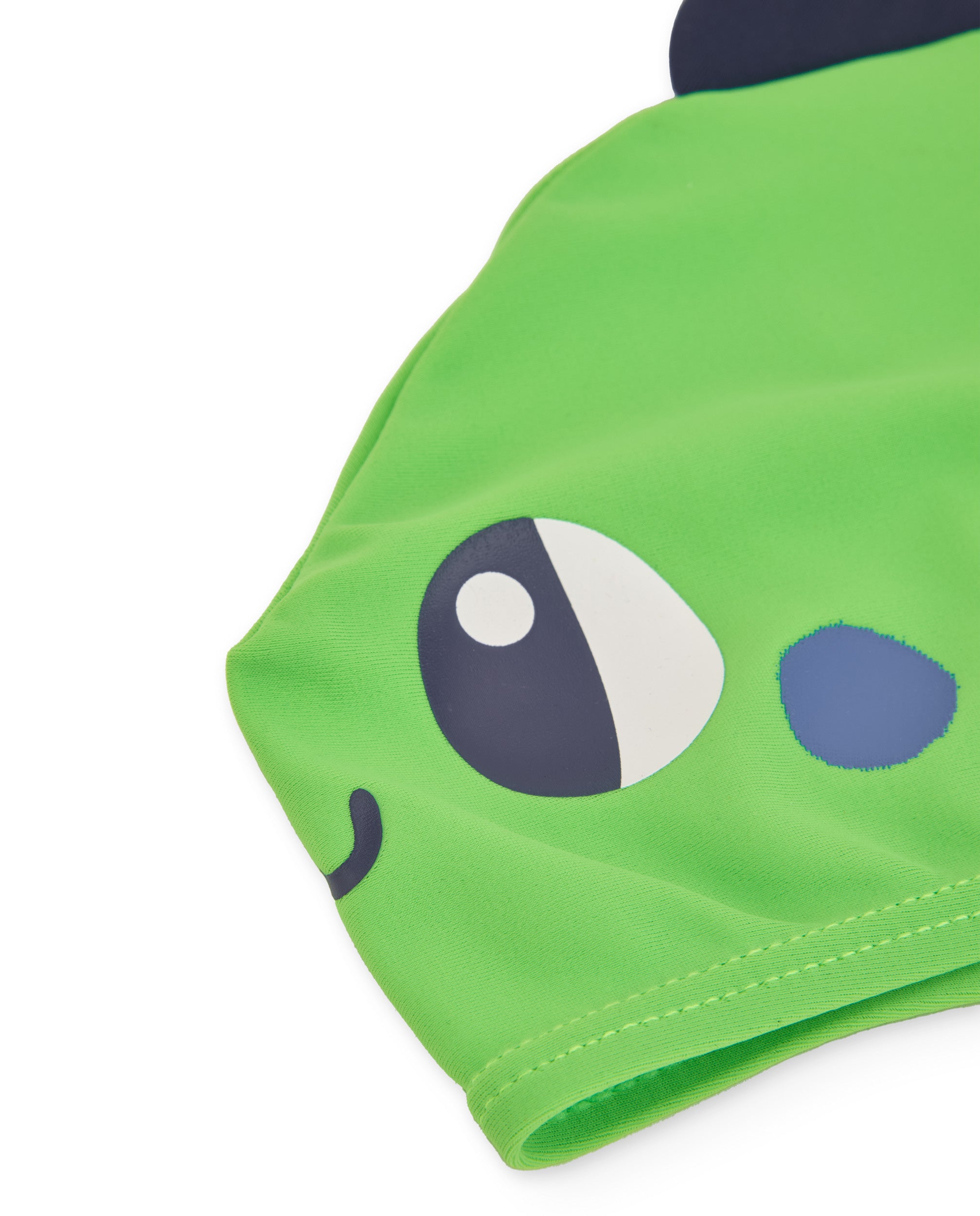 Tuc tuc cuffia mare bambino verde con pinna