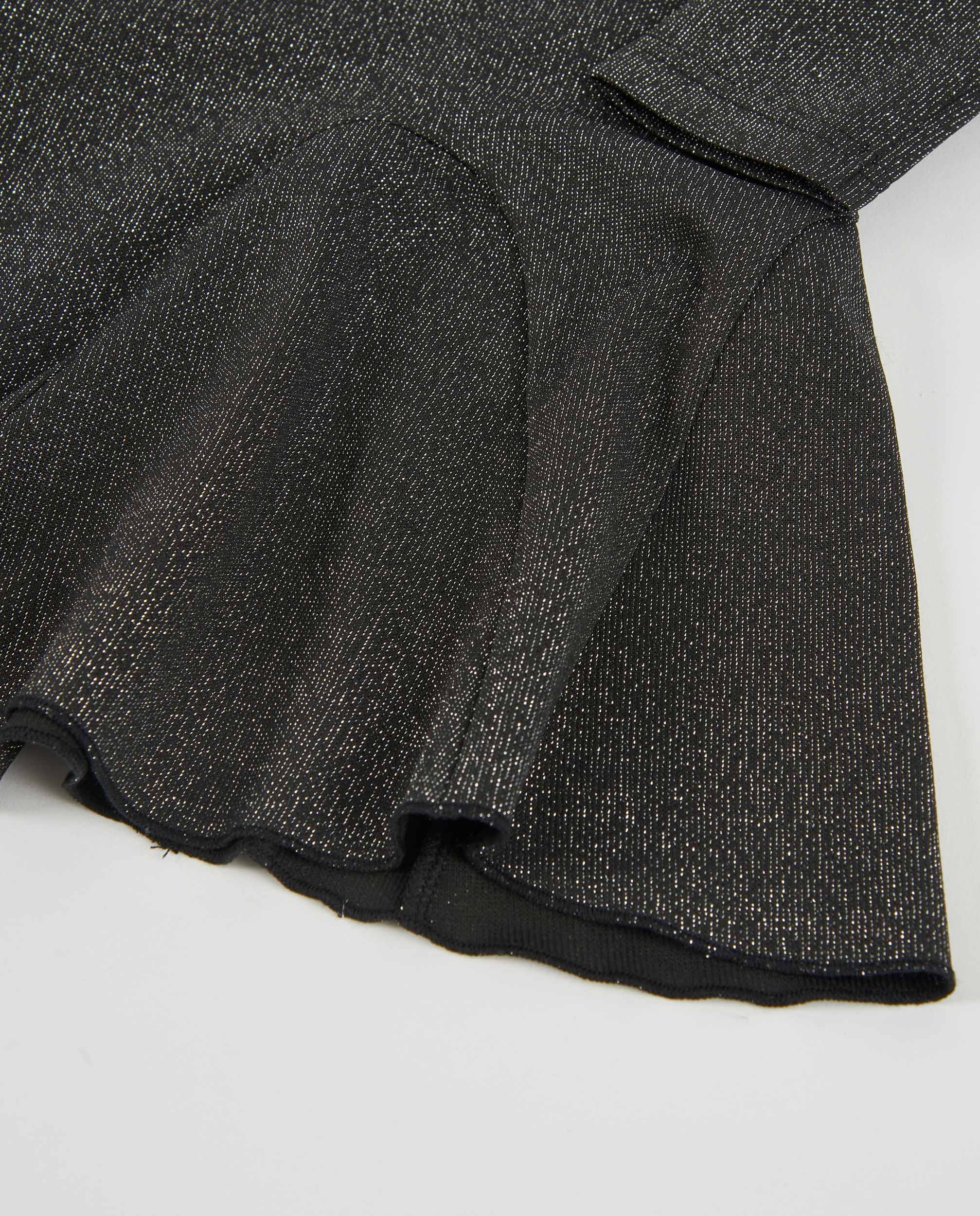 Tuc tuc vestito bambina spalle scoperte grigio scuro