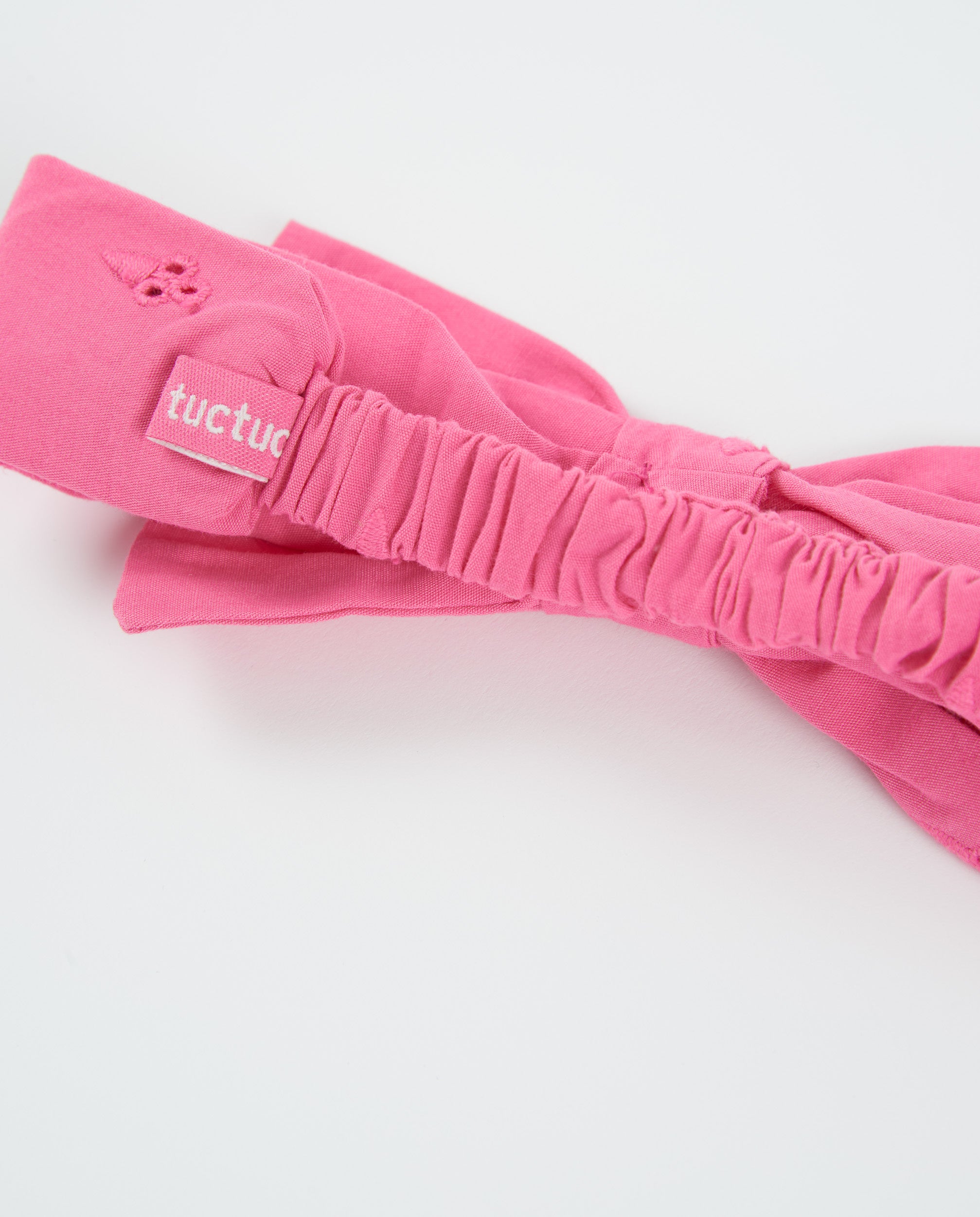 Tuc Tuc fascia neonata fiocco rosa