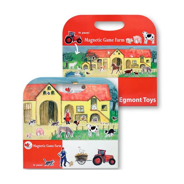 Egmont Toys Fattoria cartella magnetica gioco da viaggio 3+