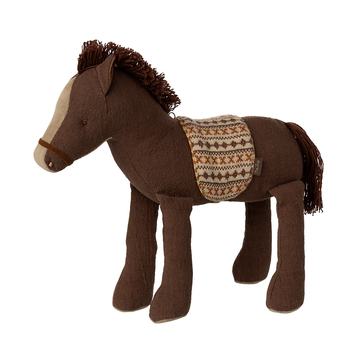 Maileg Pony Piccolo pupazzo in cotone marrone 17 cm