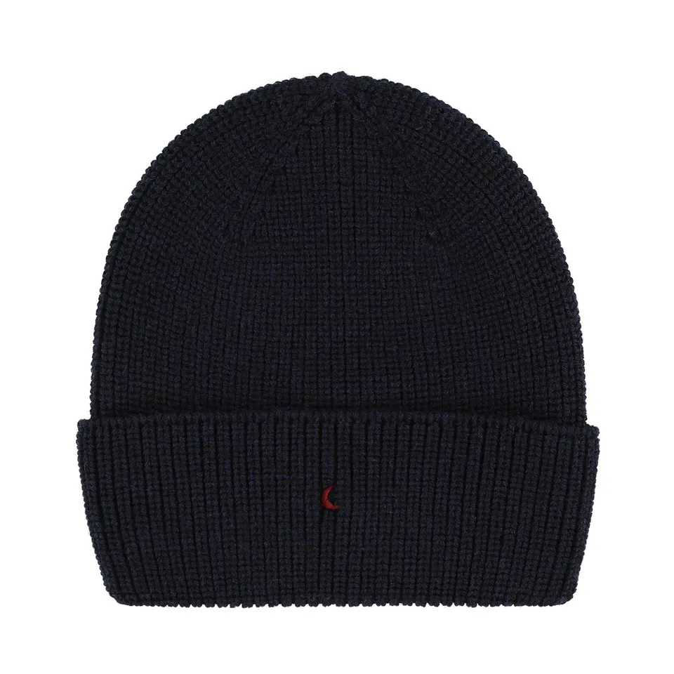 Ella and Rapha Moon Night Blue cuffia lana blu notte
