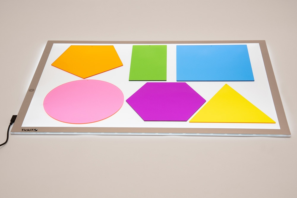 TickiT Colour Mixing Shapes Jumbo Forme Traslucide 6 Pezzi