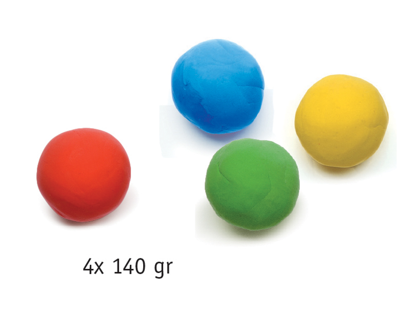 Djeco Pasta Modellabile Primari 4 Barattoli 140 g