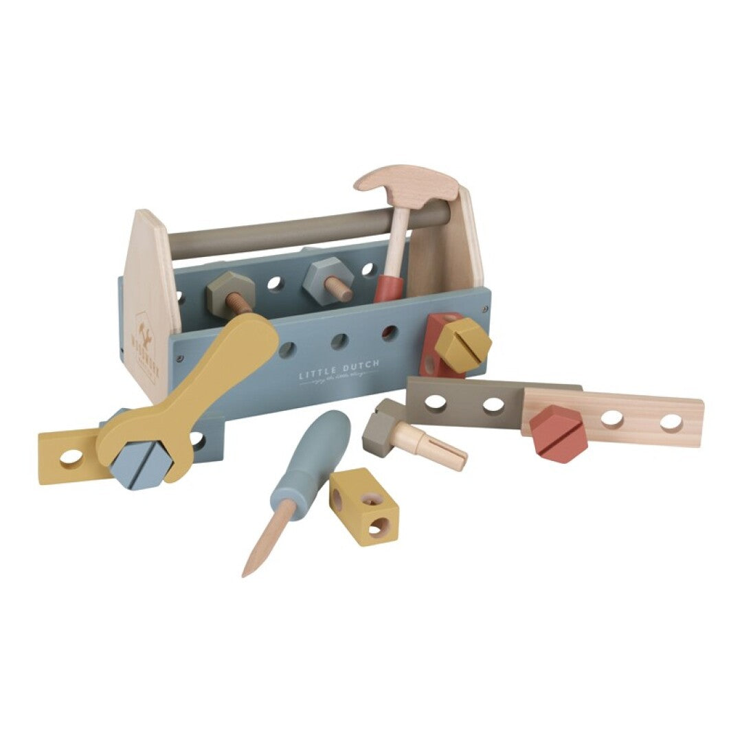 Little Dutch Cassetta Attrezzi Legno Giocattolo 12x25 cm