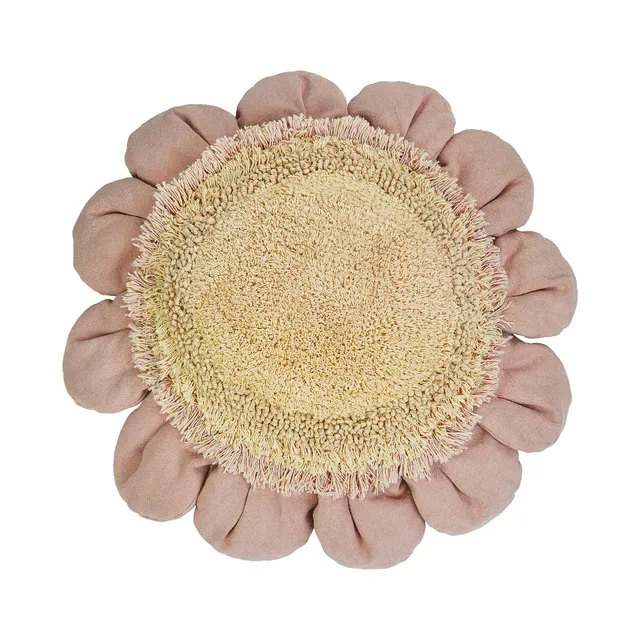 Lorena Canals Daisy pouf fiore rosa 70 cm