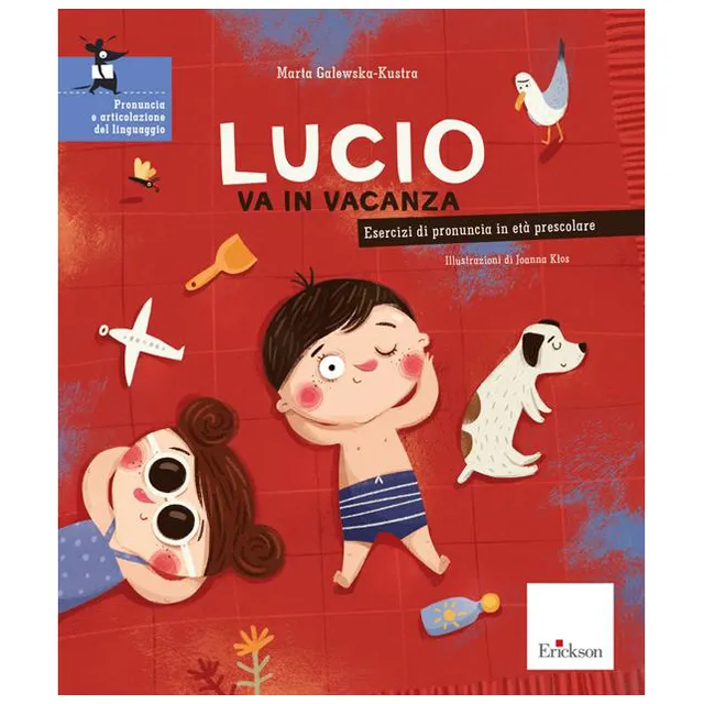Erikson Lucio va in Vacanza libro pronuncia 3-6 anni