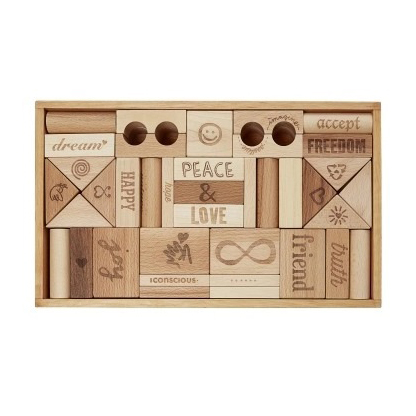 Wooden Story Peace & Love XL Costruzioni 72 Pezzi