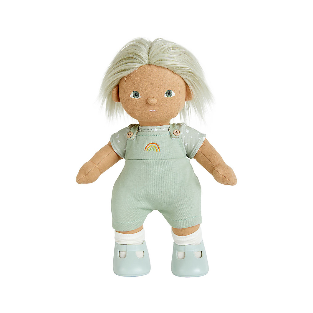 Olli Ella Dinkum Dolls Cricket bambola stoffa con vestito