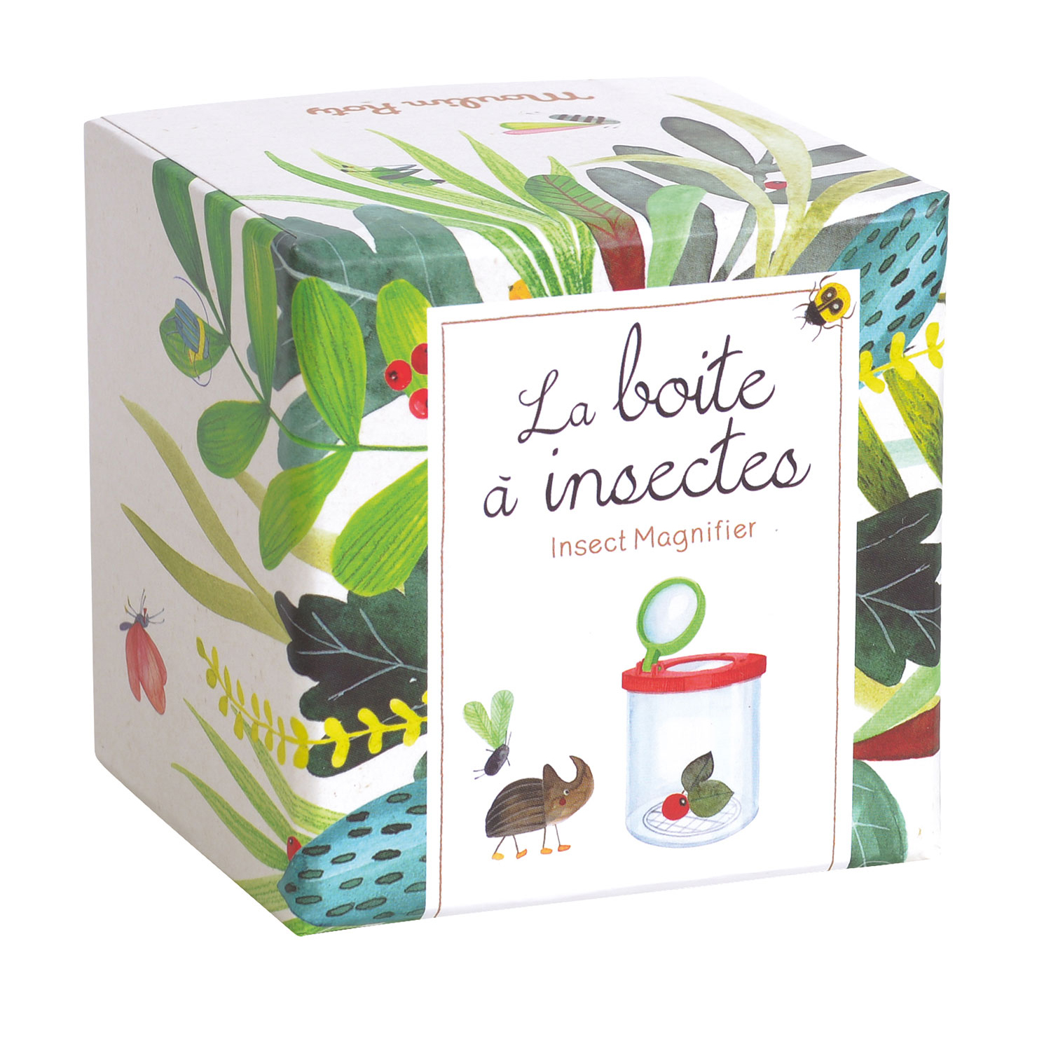 Moulin Roty Le Jardin barattolo insetti lente 7 cm