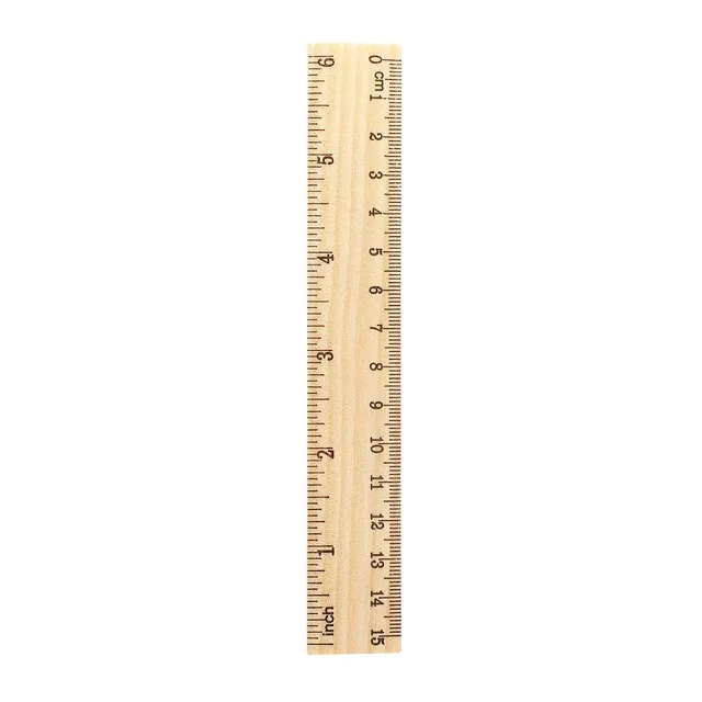 Righello in Legno 15 cm per Bambini