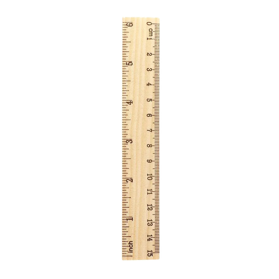 Righello in Legno 15 cm per Bambini
