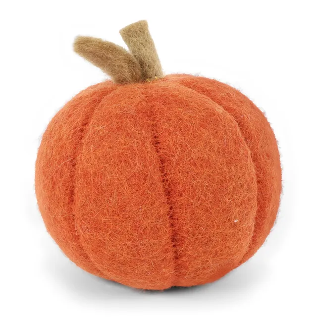 Gry & Sif zucca media arancione decorazione feltro 10 cm