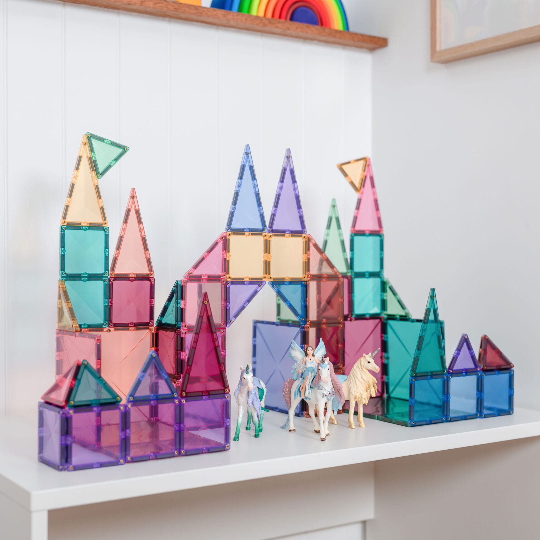 Connetix Pastel Starter Pack costruzioni magnetiche 64 pezzi