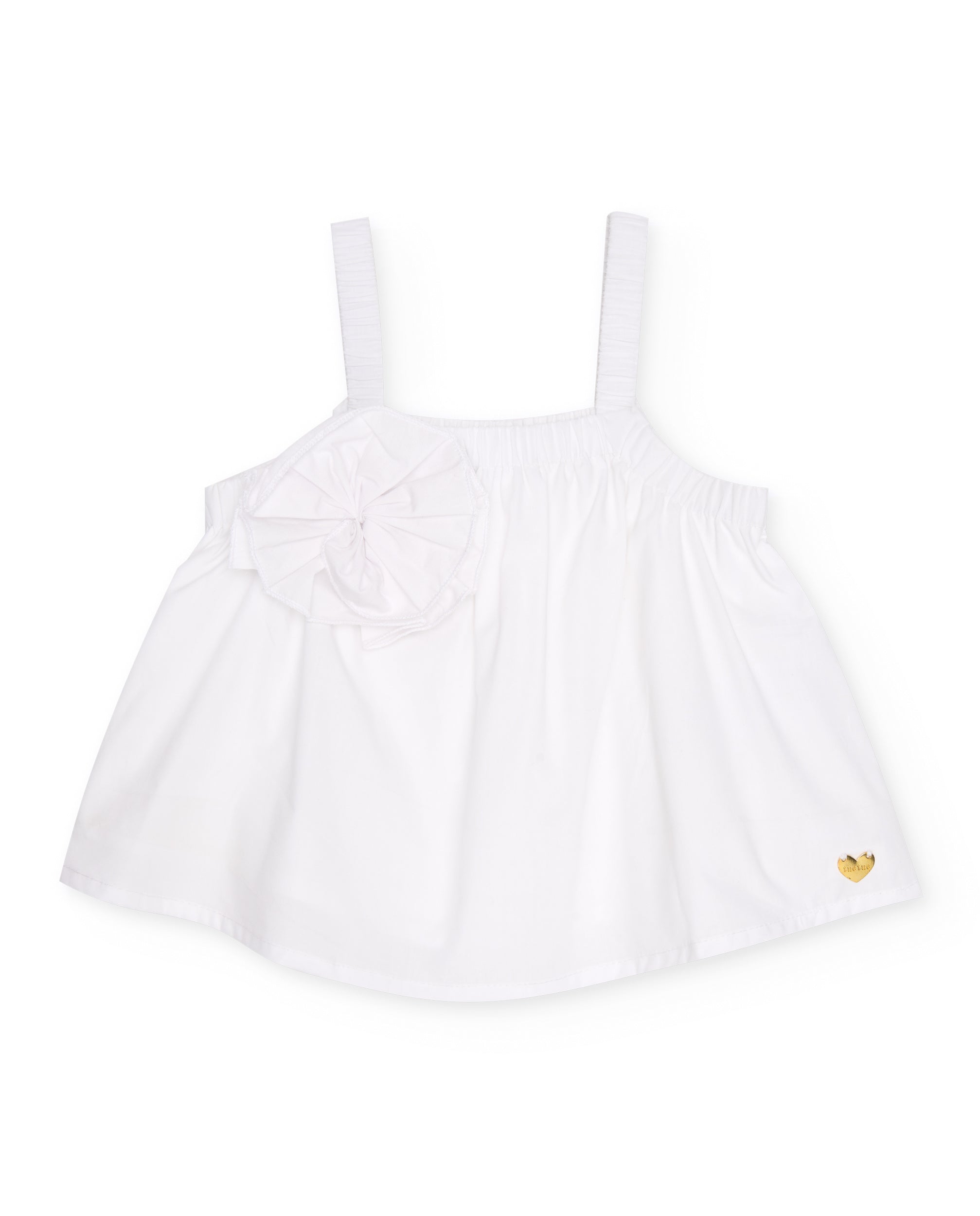 Tuc Tuc blusa bambina bianca fiore