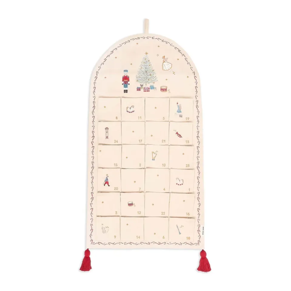 Avery Row Schiaccianoci calendario avvento 24 tasche cotone