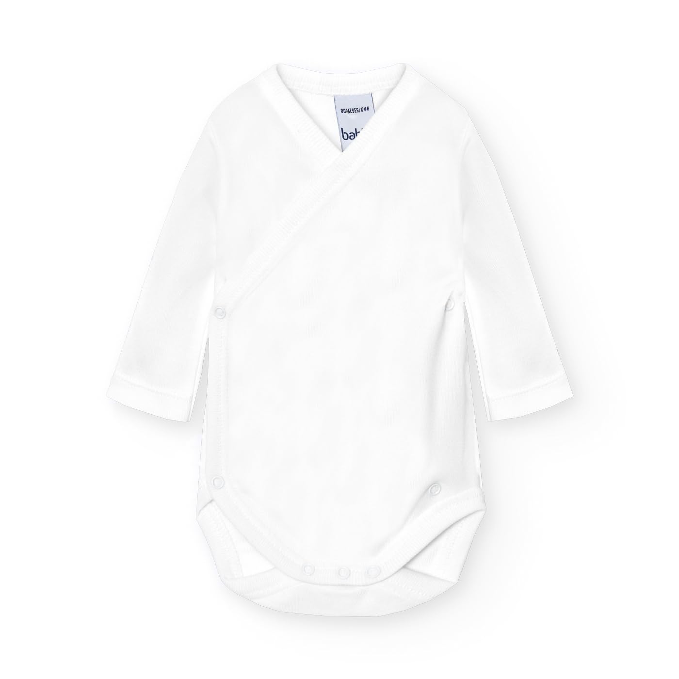 Babidu Body 1170 Bambù Maniche Corte Prematuro Bianco