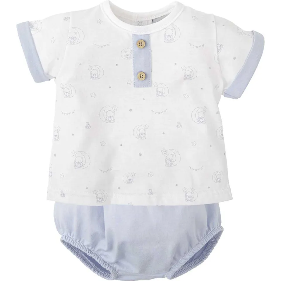 Babidu Set Neonato Maglietta + Culotte 24 Mesi Cotone