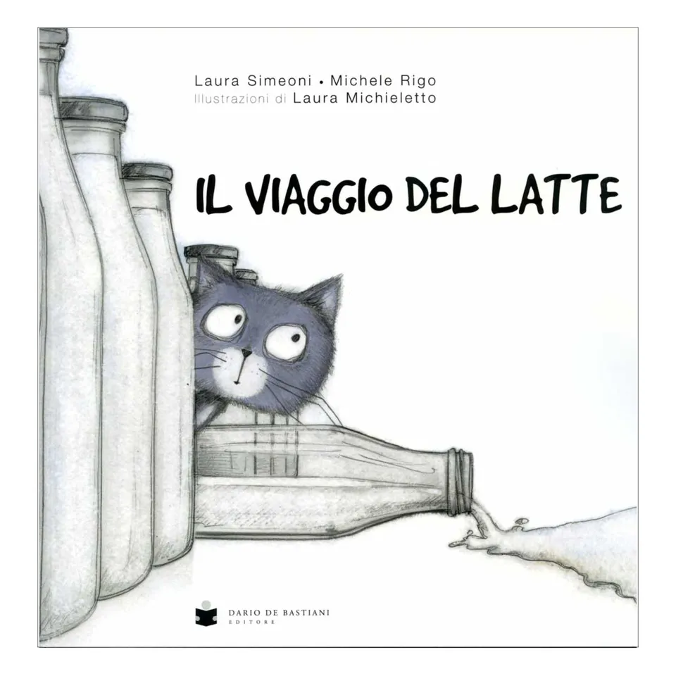 Dario De Bastiani Il viaggio del latte libro bambini 56 pagine