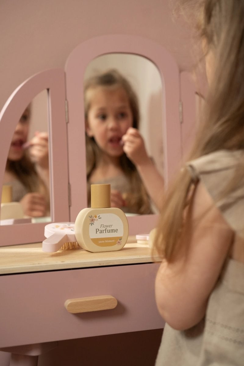 Little Dutch toeletta legno rosa con specchio