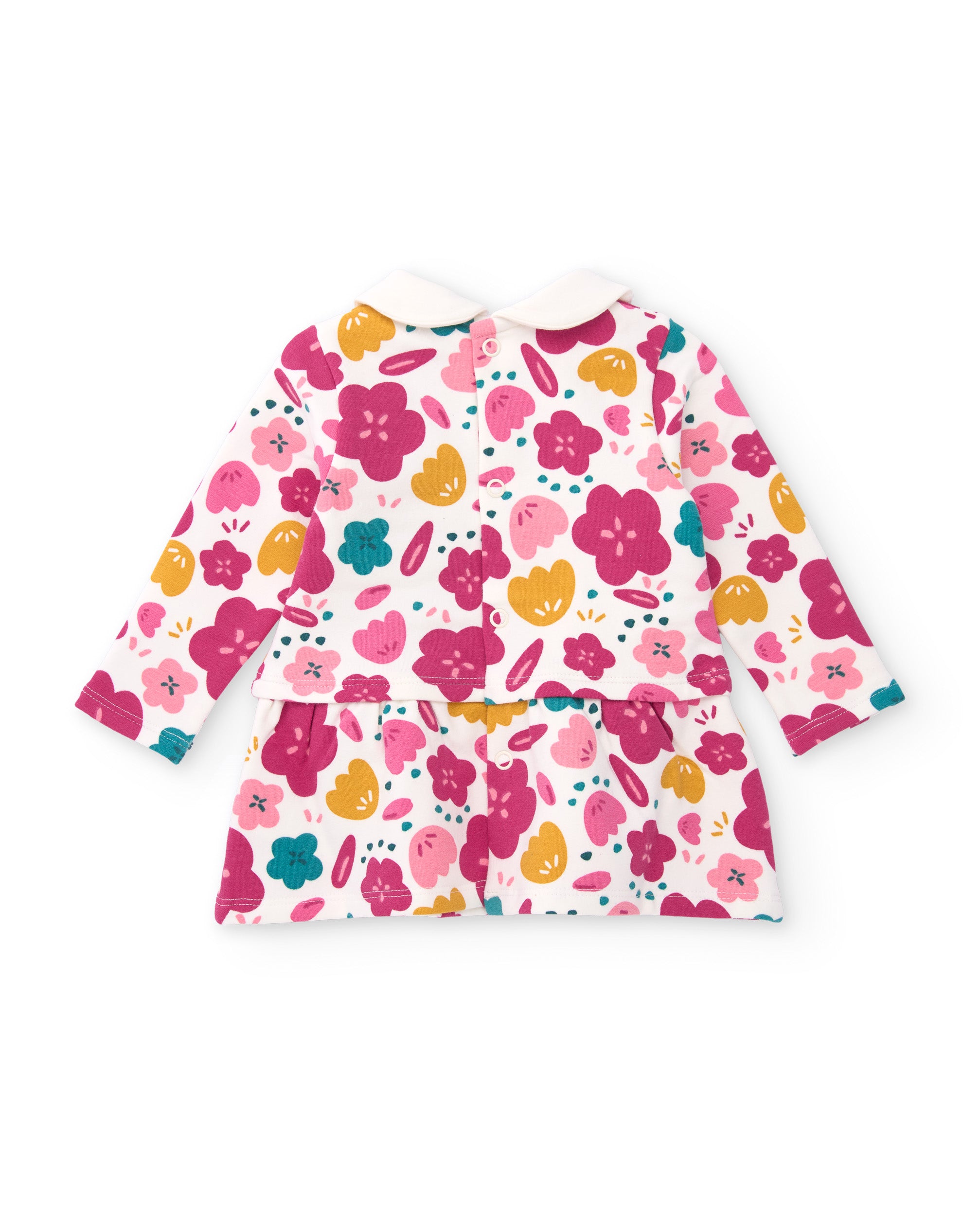 Tuc Tuc vestito neonata velluto fiori