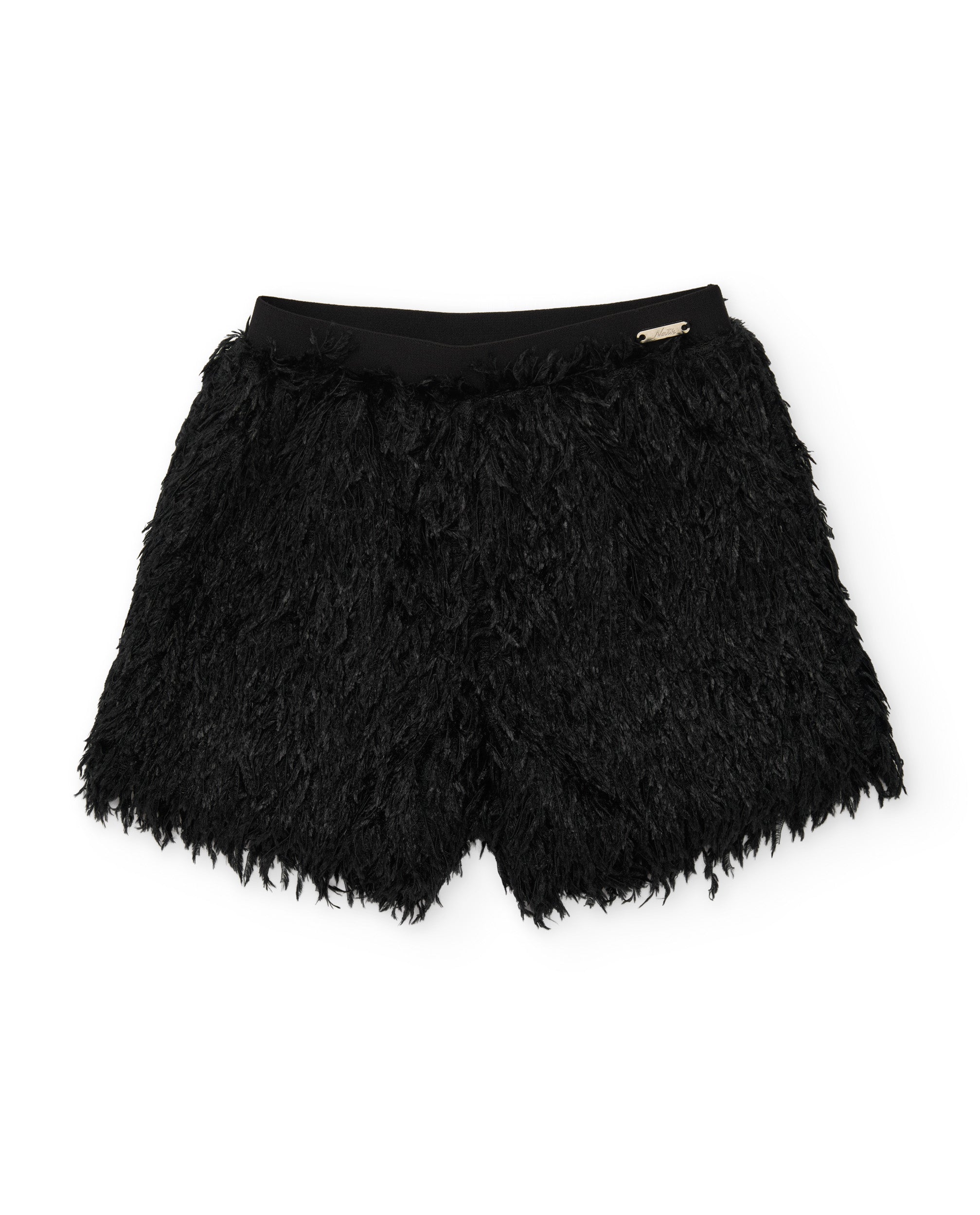 Tuc Tuc Sparkling Shorts Bambina Nero Effetto Piume