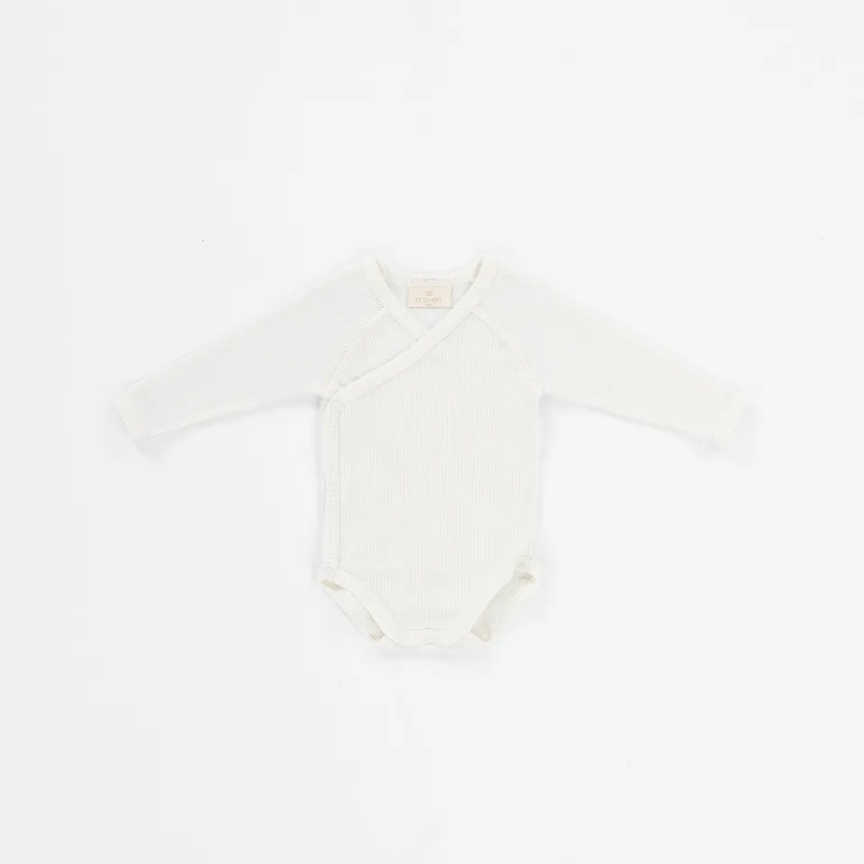 Kico Label body incrociato lana merino neonato