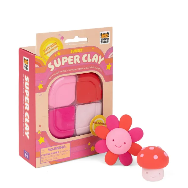 Tiger Tribe Super Clay Red pasta modellabile autoessiccante