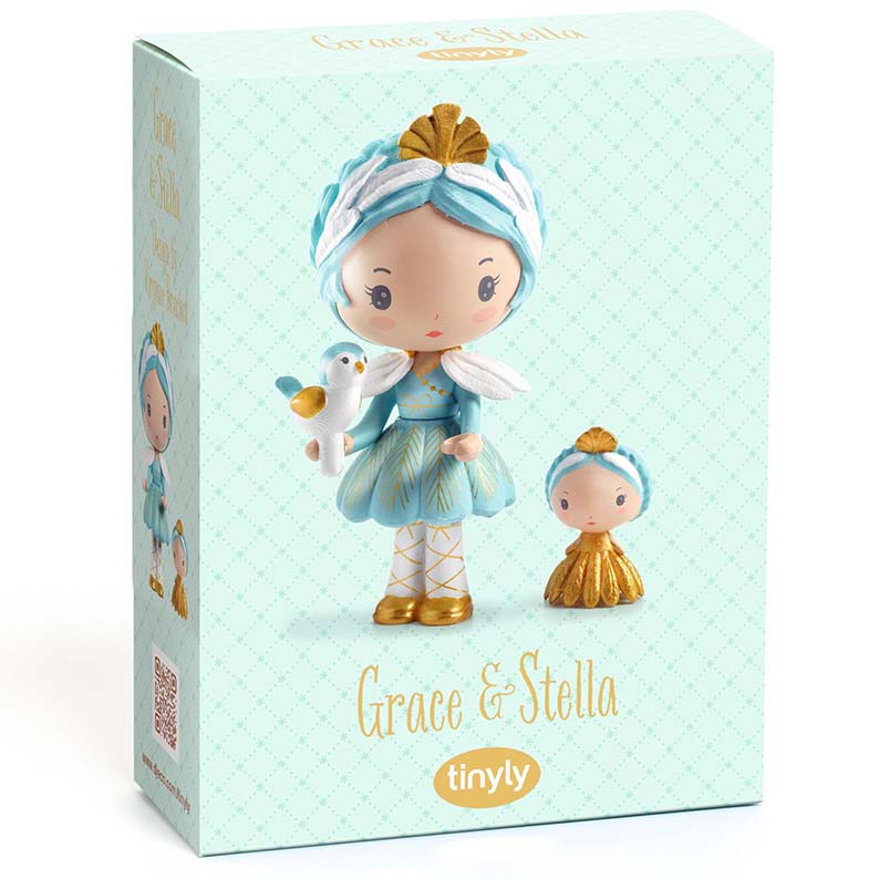 Djeco Tinyly Grace e Stella figura vinile snodata