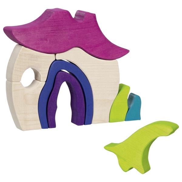Goki Casa delle Fate Set Costruzioni in Legno