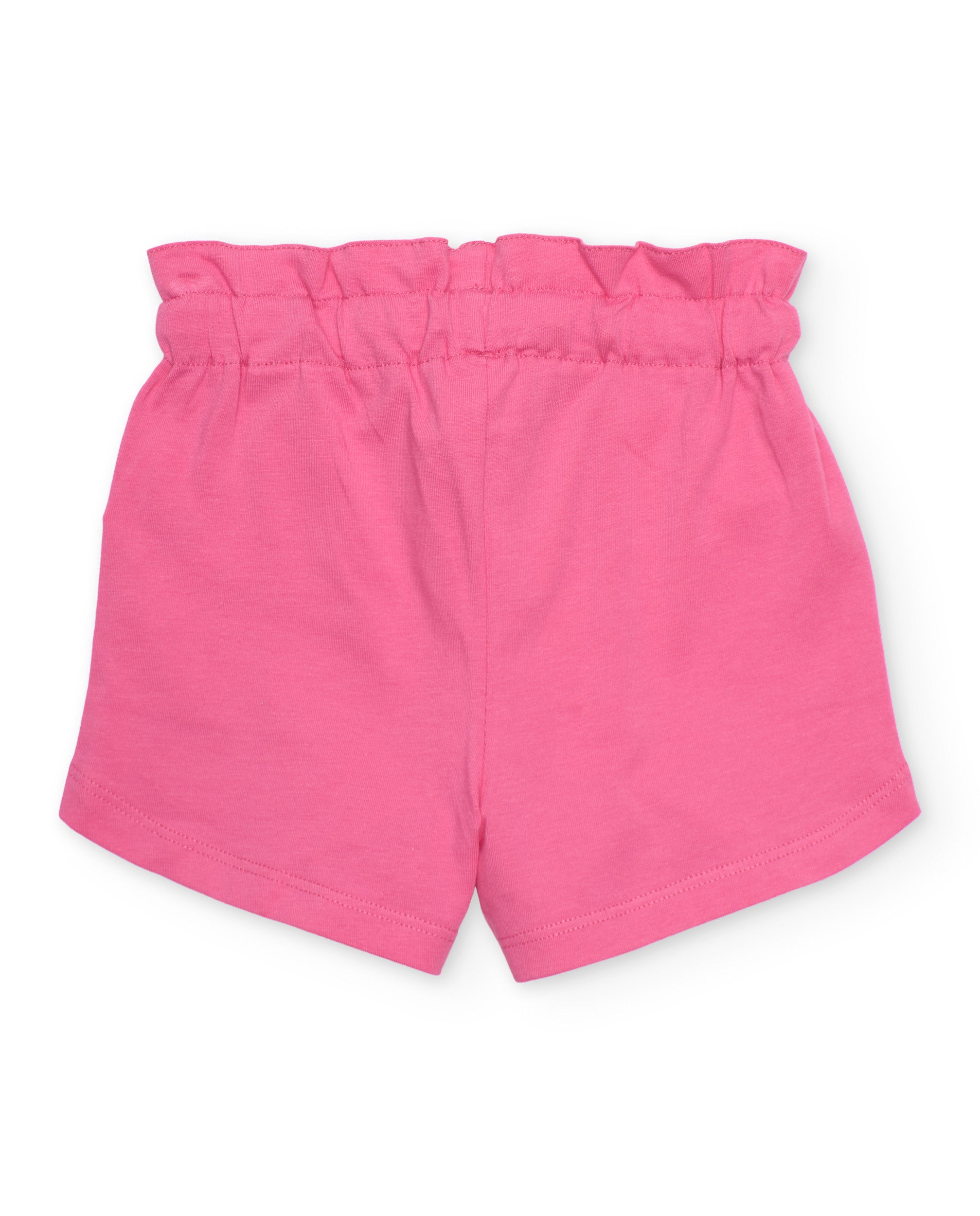 Tuc Tuc pantaloncini corti bambina rosa con ricamo anguria