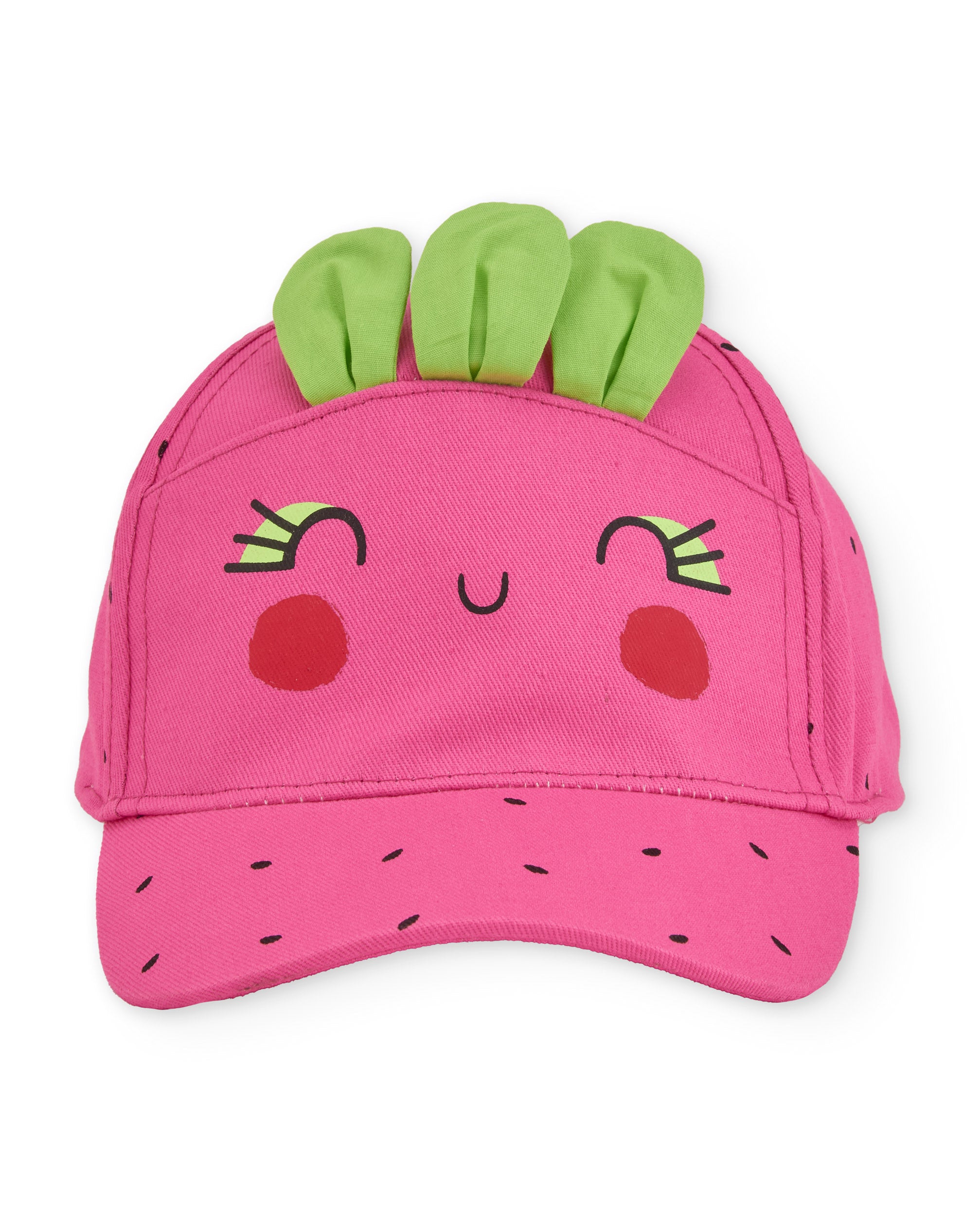 Tuc Tuc cappello bambina rosa foglie con visiera